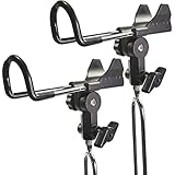 Croch 2 x Rutenhalter 360° Verstellbar Hallter für Angelruten Edelstahl Stark...