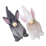 GALPADA 2 Stück Puppe mit Osterhasenohren Gnom Kaninchen ausgestopft Sitzung Plüsch...
