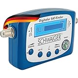 SCHWAIGER 5170 SAT-Finder digital Satellitenerkennung Satelliten-Finder integrierter...