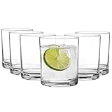 Glasmark KROSNO 1992 Trinkgläser Set Gläser 6 Stück 230 ml Wassergläser...