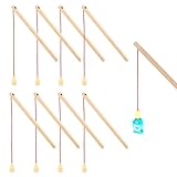 Invasye 8 Stücke Hölzerne Magnetische Angelrute, Angelrute Aus Holz,...