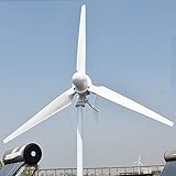 JMOMC 5000W 5KW Windkraftanlage Freier Energiegenerator 220v 3 Flügel Hydrogenerator...