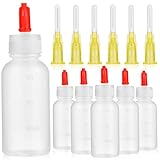 Ciieeo Spitze Applikatorflasche 6 Sets Spitze Nadelflasche Durchscheinende Kleberflasche...