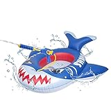 olyee Hai Aufblasbares Boot, Aufblasbares Schwimmbecken für Babys mit Wasserpistole,...