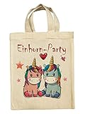 clothinx Lustige Kindergeburtstag Mitgebsel Tasche Beutel im Set mit Geburtstag...