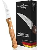 Schwertkrone Messer Solingen Germany Obstmesser/Gemüsemesser Scharf/Schälmesser Holz...