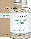 Neu: TheOrganical® Spermidin hochdosiert | 2 mg pro Kapsel | 120 Kapseln | Hergestellt in...