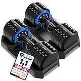 DH FitLife verstellbare Hanteln 3 bis 25 KG mit Abstellbasis für Frauen &...
