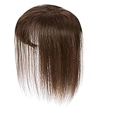 Haarclip in Pony, gefälschte Pony -Haaropper, Clip in Crown Toppers Haare, glattes Toupe...