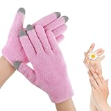Baumwollhandschuhe, Feuchtigkeitsspendender Handschuh mit Touchscreen,...