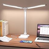 Aisutha Schreibtischlampe led,Double Arm Schreibtischlampe mit 5 Farben＆10...