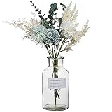 huaao Künstliche Blumen Seidenblumen Kunstblumenstrauß Chrysanthemum Eukalyptus...
