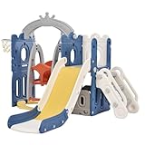 Baby Rutsche und Schaukel Set Freistehende Rutsche Kleinkind Kletter Schaukel...