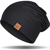 HASAGEI Mütze Damen Leicht Weich Unisex Slouch Beanie Elastisch Mütze Herren...