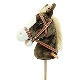 Sweety Toys 6410 Steckenpferd Miss Chocolate mit Beiger Mähne- Funktion...