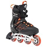 K2 Skates Herren Inline Skates F.I.T. 80 ALU, Black - red, 30G0415.1.1.115