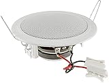 ChiliTec Einbaulautsprecher Deckenlautsprecher 60W flach Einbau Decke Wand Rund 135mm...