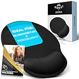 BIDOST Ergonomisches Mauspad mit Gelkissen & Handauflage - Komfort Mausunterlage für...