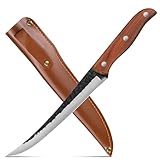 Ausbeinmesser Profi Filetiermesser Fisch Scharf: Metzgermesser Schmieden Outdoor Messer...