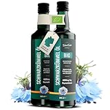Nigella Schwarzkümmelöl Bio kaltgepresst 2×500ml – ungefiltert & naturrein – Black...