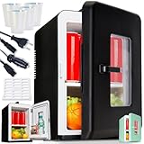 TOM 2in1 Mini Kühlschrank mit Kühl- und Heizfunktion– 15 Liter – Tragbare...