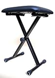 MSA KEYBOARDBANK - KLAVIERHOCKER - Sitz - PIANOSTUHL - HÖHENVERSTELLBAR bis 52cm -...