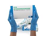 SF Medical Products GmbH Einweghandschuhe XL Blau 100 Stück Box Einmalhandschuhe...