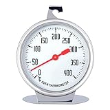 Ofenthermometer Edelstahl, Backofenthermometer 400 Grad Rostfrei, zum Aufhängen...