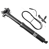 MEROURII Fahrrad Dropper Sattelstütze, MTB Hydraulische Erwachsene Teleskopsattelstütze,...