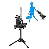 XNZJHPP Badminton-Federball-Werfermaschine, automatische Badminton-Aufschlagmaschine, für...