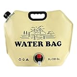 Wasserbehälter - Wasserbeutel | Camping Wasserbehälter | 8L Wasserspeicher Behälter mit...
