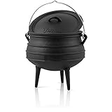 BBQ-Toro Potjie l Gusseisen Hexenkessel (Potjie #2 (ca. 6 Liter), mit Füße) Guss...