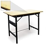 Werkbank Arbeitstisch Klappbar Max.150kg Werktisch Faltbar Klapptisch Arbeitsplatte...