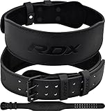 RDX Gewichthebergürtel Leder 4” und 6”, 10 Verstellbar Löcher Trainingsgürtel...