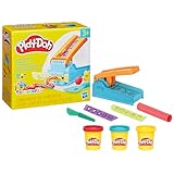 Play-Doh Knetwerk Starter Set, 3 x 56 g Dosen bunter Knetmasse, 2 Accessoires...
