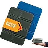 NATURBUMMLER® Sitzkissen Outdoor Faltbar [2er Set Thermo Komfort] wasserdicht &...
