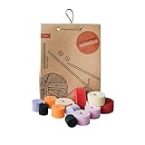 OONIQUE Maschenstopper Set - Bunte Stricknadel Stopper für Nadeln bis 10 mm, 12er Pack,...