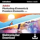Adobe Photoshop 2025 & Premiere Elements 2025 | 3-Jahreslizenz | 1 Gerät│1...
