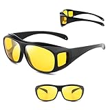 MOKIDO Nachtfahrbrille Herren, Nachtsichtbrille für Autofahrer, Nachtbrille Zum...