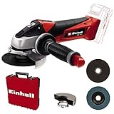 Einhell Akku Winkelschleifer TE-AG 18/115 Li-Solo Acc Power X-Change (18 V, 115...