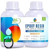 Craft Resin 1L Epoxidharz Set - Transparent Epoxidharz Set, Harz Gießen &...