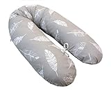 EMI&SAM Stillkissen 170cm Bezug Lagerungkissen Stillkissenbezug Ersatzbezug ((nur Bezug)...