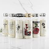 6er Set HOFER GRABKERZEN 7 Tage Brenndauer - Das Original [Erinnerung Select] regenfest |...