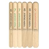 FUGEN-GRUNERT® Glättfinger Silikonabzieher Nachkauf-Set 6-teilig I häufig...