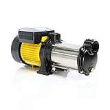 XPOtool Mehrstufige Kreiselpumpe 8.700l/h 1100W für Hauswasserwerk Gartenpumpe...