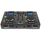 Vonyx CDJ450 - DJ Konsole, DJ Mischpult Bluetooth, DJ Controller mit Zwei MP3 CD...