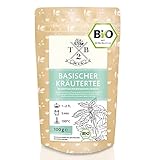 Basischer Kräutertee in Bio-Qualität zur basischen Ernährung mit Brennnessel, 100g (Ca....