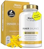 Johanniskraut Komplex - Passionsblume, Baldrian, Hopfen & Lavendel Extrakt...