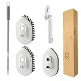 Duschreiniger Bürste mit langem Griff, Multifunktionale Badezimmer Bodenbürste...