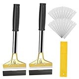 Glasschaber mit 20 Klingen und 2 Schabern, Tapetenschaber, Farbschaber, Fensterschaber,...